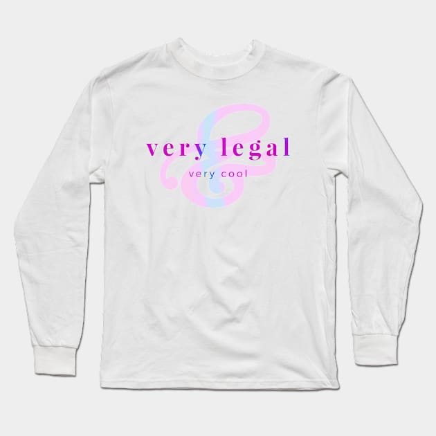 Very Legal & Very Cool - PP1 Long Sleeve T-Shirt by verylegalandverycool